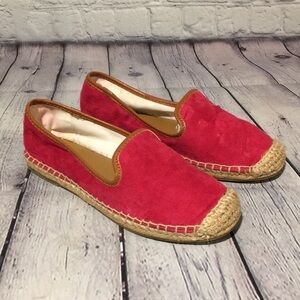 G.H. Bass & Co. Red Espadrilles 6.5